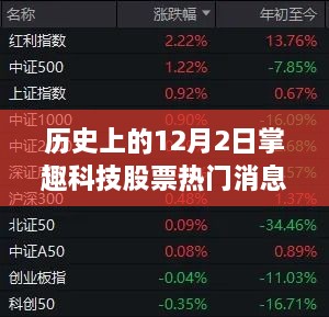 掌趣科技股票风云日揭秘，历史上的12月2日热门消息探秘与小巷深处的瑰宝