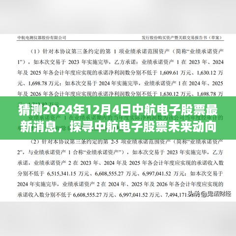 聚焦中航电子股票动向，探寻未来趋势与最新消息（预测至2024年12月4日）