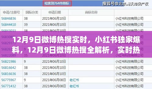 独家爆料，12月9日微博热搜全解析与实时热点一网打尽小红书报道