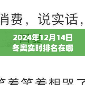 2024年冬奥实时排名观看指南，小明的观赛日常与友情见证