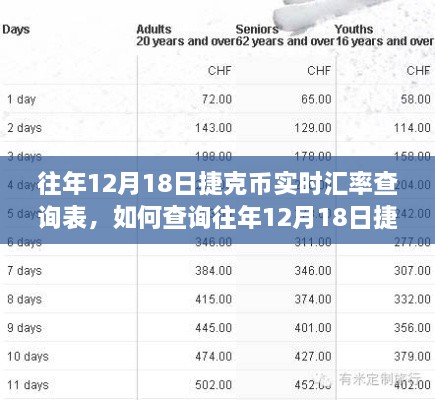 往年12月18日捷克币实时汇率查询指南，初学者与进阶用户必备指南