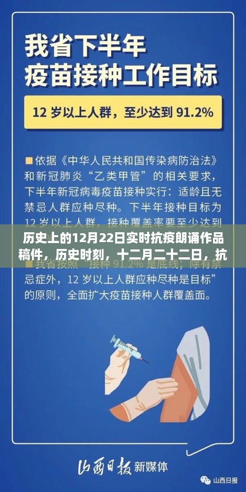 历史上的十二月二十二日，抗疫烽火中的不屈精神与实时朗诵作品致敬