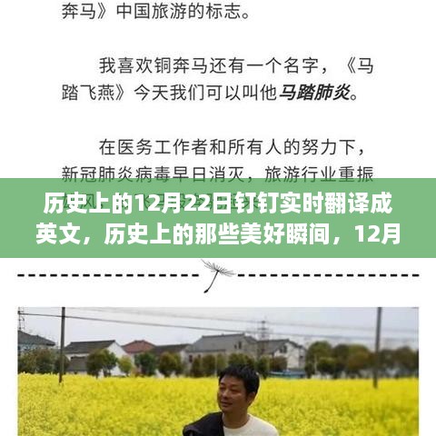 历史上的美好瞬间，12月22日自然美景之旅，带你寻找内心的宁静与力量并实时翻译英文标题。