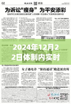 2024年12月22日体制内新闻聚焦，实时报道与要点解析