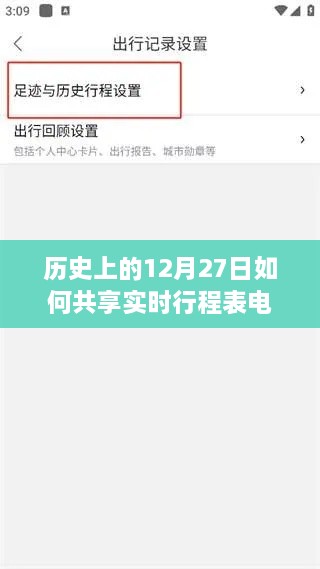 历史上的12月27日，实时行程表电脑的共享之旅