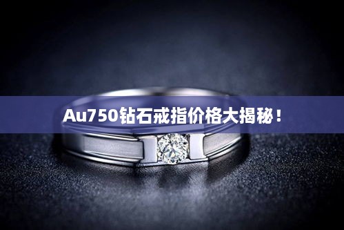 Au750钻石戒指价格大揭秘！