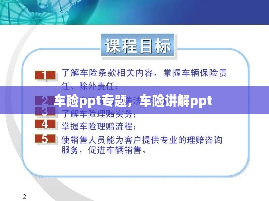 车险ppt专题，车险讲解ppt 