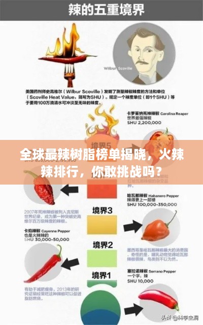 全球最辣树脂榜单揭晓，火辣辣排行，你敢挑战吗？