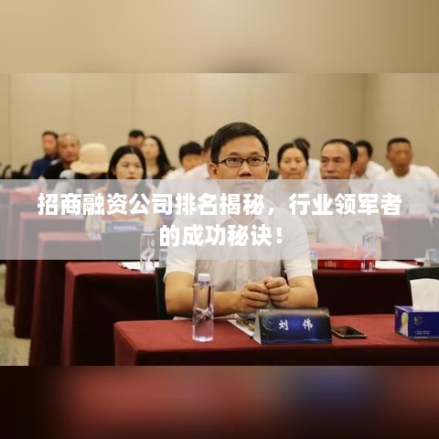 招商融资公司排名揭秘，行业领军者的成功秘诀！