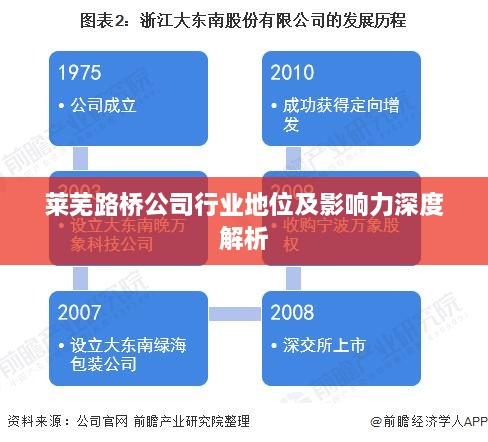 莱芜路桥公司行业地位及影响力深度解析