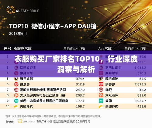 衣服购买厂家排名TOP10，行业深度洞察与解析