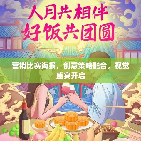 营销比赛海报，创意策略融合，视觉盛宴开启