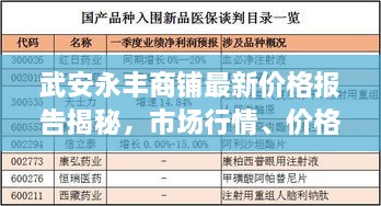 武安永丰商铺最新价格报告揭秘，市场行情、价格走势一网打尽！