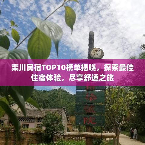 栾川民宿TOP10榜单揭晓，探索最佳住宿体验，尽享舒适之旅