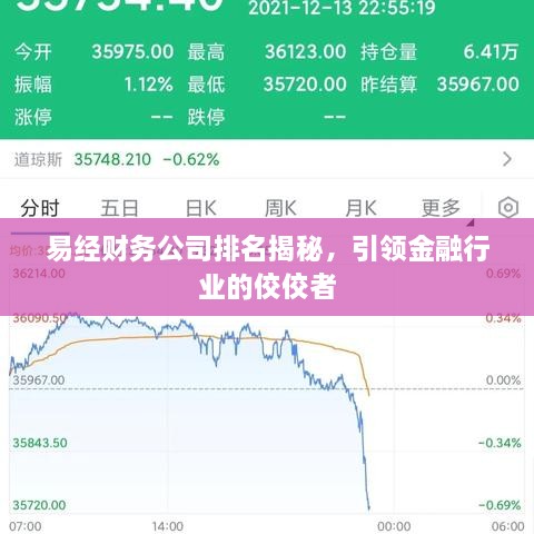 易经财务公司排名揭秘，引领金融行业的佼佼者