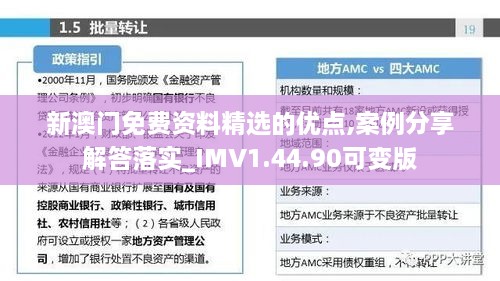 新澳门免费资料精选的优点,案例分享解答落实_IMV1.44.90可变版