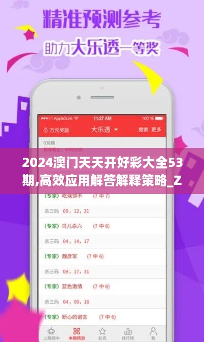 2024澳门天天开好彩大全53期,高效应用解答解释策略_ZSZ1.71.35性能版