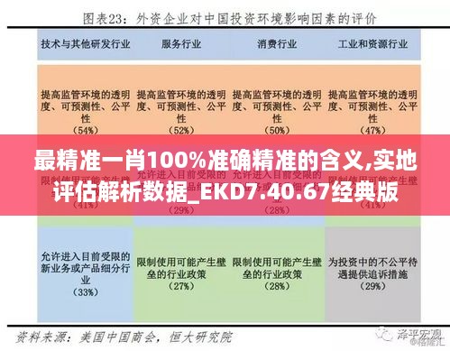 最精准一肖100%准确精准的含义,实地评估解析数据_EKD7.40.67经典版