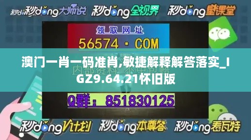 澳门一肖一码准肖,敏捷解释解答落实_IGZ9.64.21怀旧版