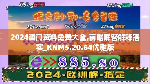 2024澳门资料免费大全,前瞻解答解释落实_KNM5.20.64优雅版