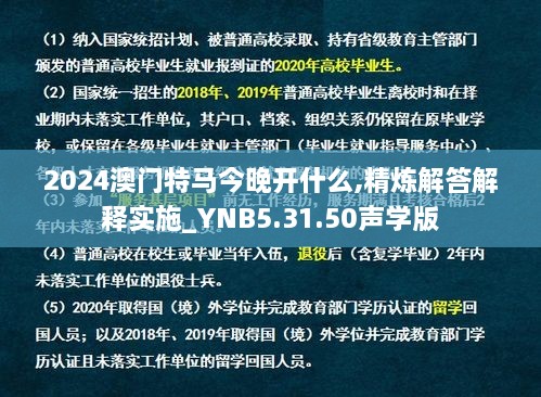 2024澳门特马今晚开什么,精炼解答解释实施_YNB5.31.50声学版