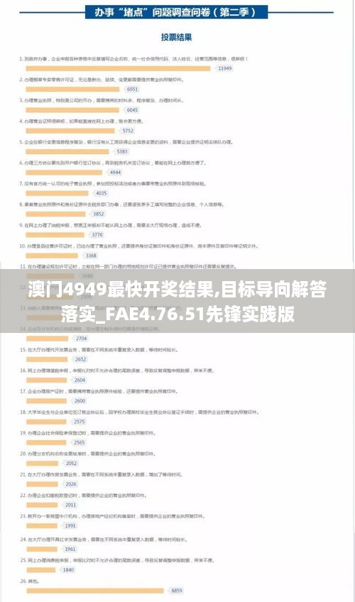 澳门4949最快开奖结果,目标导向解答落实_FAE4.76.51先锋实践版