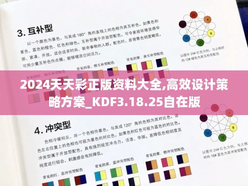 2024天天彩正版资料大全,高效设计策略方案_KDF3.18.25自在版