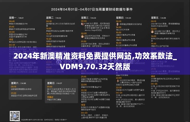 2024年新澳精准资料免费提供网站,功效系数法_VDM9.70.32天然版