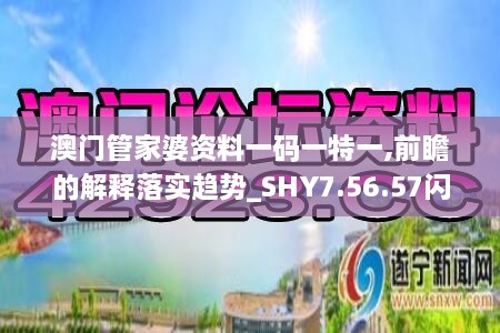 澳门管家婆资料一码一特一,前瞻的解释落实趋势_SHY7.56.57闪电版