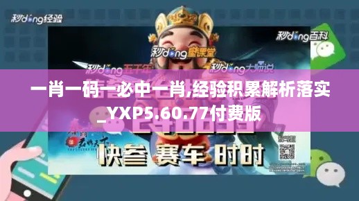 一肖一码一必中一肖,经验积累解析落实_YXP5.60.77付费版