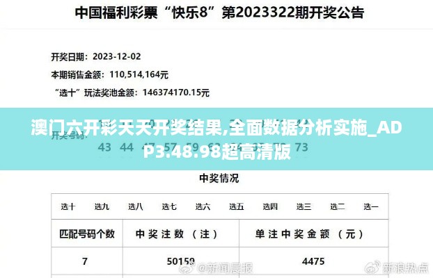 澳门六开彩天天开奖结果,全面数据分析实施_ADP3.48.98超高清版