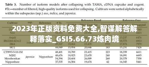 2023年正版资料免费大全,智谋解答解释落实_GSI5.66.73炼肉境