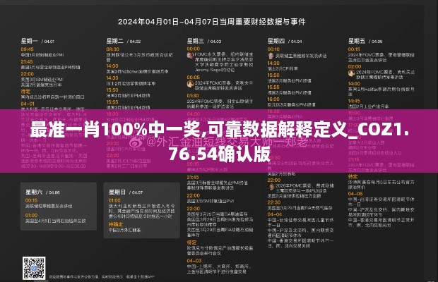 最准一肖100%中一奖,可靠数据解释定义_COZ1.76.54确认版