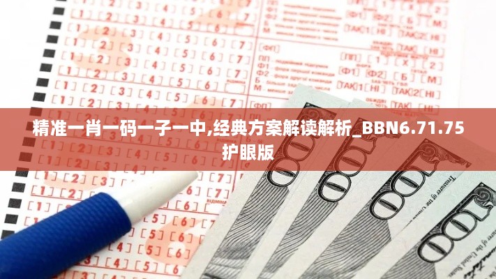 精准一肖一码一子一中,经典方案解读解析_BBN6.71.75护眼版