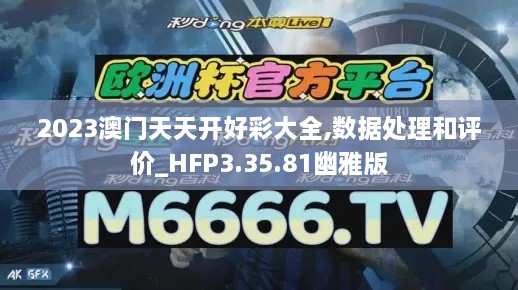 2023澳门天天开好彩大全,数据处理和评价_HFP3.35.81幽雅版