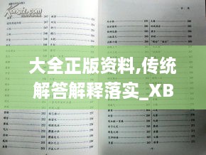 大全正版资料,传统解答解释落实_XBF9.74.81灵动版