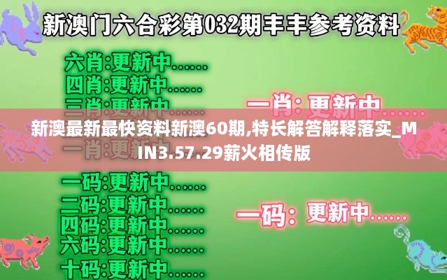 新澳最新最快资料新澳60期,特长解答解释落实_MIN3.57.29薪火相传版