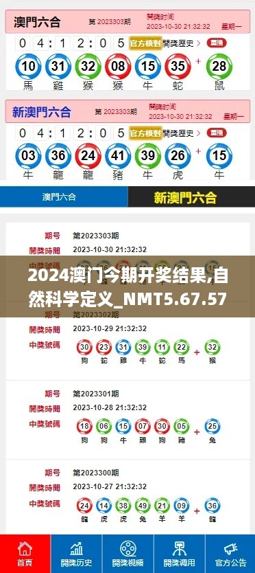 2024澳门今期开奖结果,自然科学定义_NMT5.67.57分析版