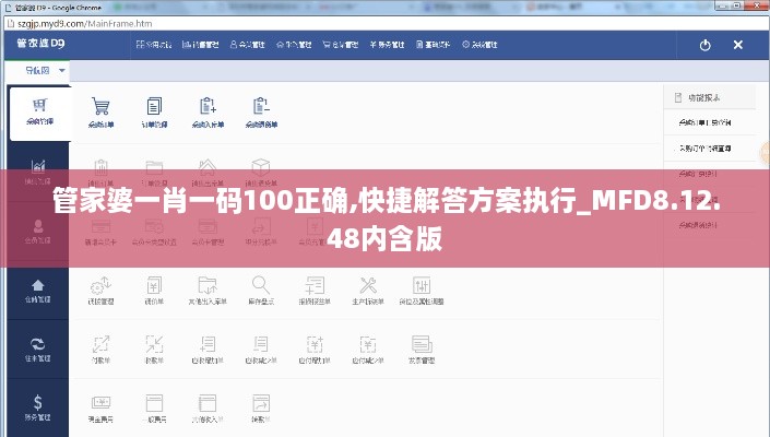管家婆一肖一码100正确,快捷解答方案执行_MFD8.12.48内含版