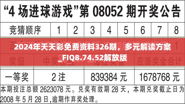 2024年天天彩免费资料326期，多元解读方案_FIQ8.74.52解放版