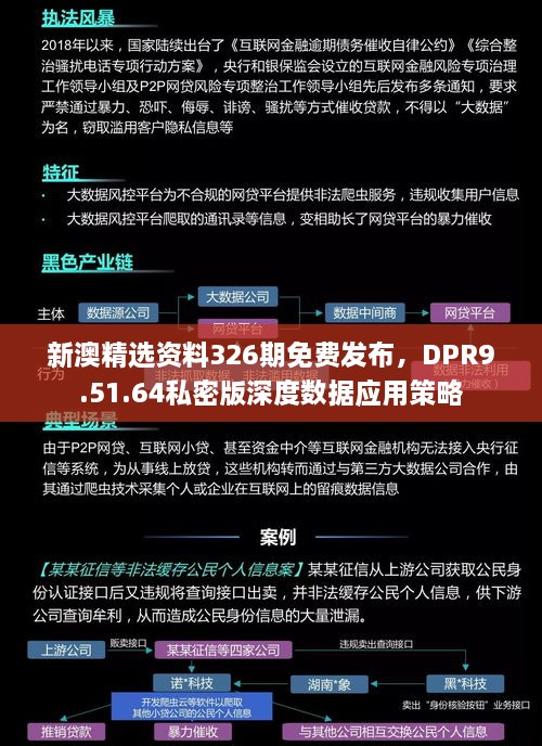 新澳精选资料326期免费发布，DPR9.51.64私密版深度数据应用策略