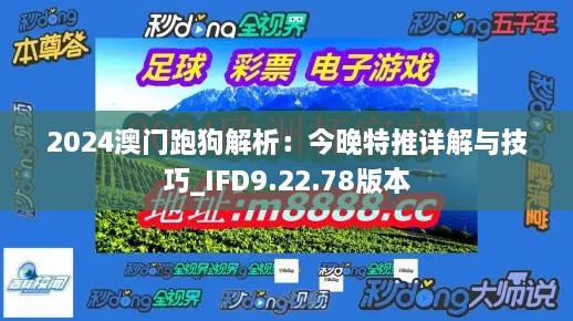 2024澳门跑狗解析：今晚特推详解与技巧_IFD9.22.78版本