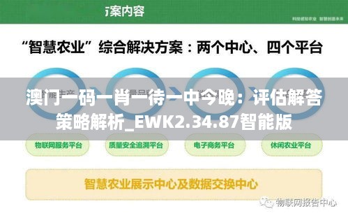 澳门一码一肖一待一中今晚：评估解答策略解析_EWK2.34.87智能版