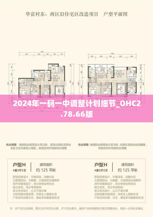 2024年一码一中调整计划细节_OHC2.78.66版