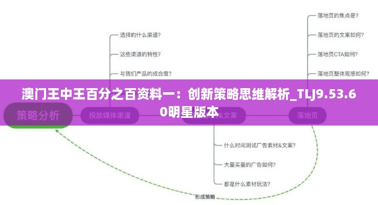 澳门王中王百分之百资料一：创新策略思维解析_TLJ9.53.60明星版本