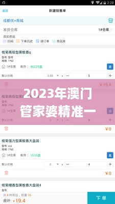 2023年澳门管家婆精准一码解析及实施_TAK1.77.81私人版