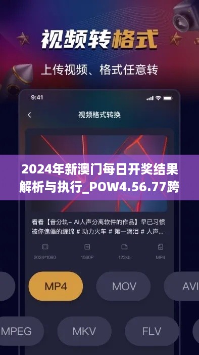 2024年新澳门每日开奖结果解析与执行_POW4.56.77跨界版