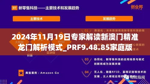 2024年11月19日专家解读新澳门精准龙门解析模式_PRF9.48.85家庭版