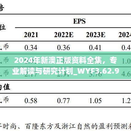 2024年新澳正版资料全集，专业解读与研究计划_WYF3.62.92自由版