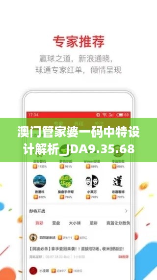 澳门管家婆一码中特设计解析_JDA9.35.68互助版